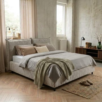 Sängram Rynorin 180x200 cm med Lyftförvaring - ljus gråbeige - Möbler - Sovrum - Sängram & sängstomme
