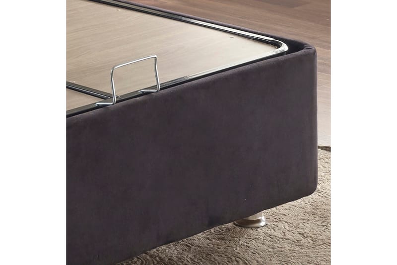 Ryntham Sängram Dubbel 140x190 cm - Svart - Möbler - Sovrum - Sängram & sängstomme