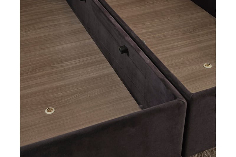 Ryntham Sängram Dubbel 140x190 cm - Svart - Möbler - Sovrum - Sängram & sängstomme