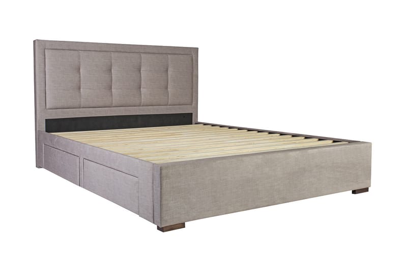 Säng Duke Med 4 Lådor 160x200 cm Utan Madrass - Möbler - Sovrum - Sängram & sängstomme