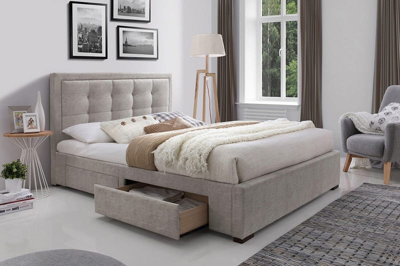 Säng Duke Med 4 Lådor 160x200cm - Möbler - Sovrum - Sängram & sängstomme