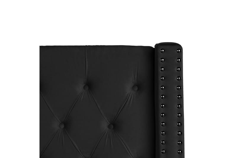Sängram Säng med förvaring Lubbon Black||Silver 180x200 - Möbler - Sovrum - Sängram & sängstomme