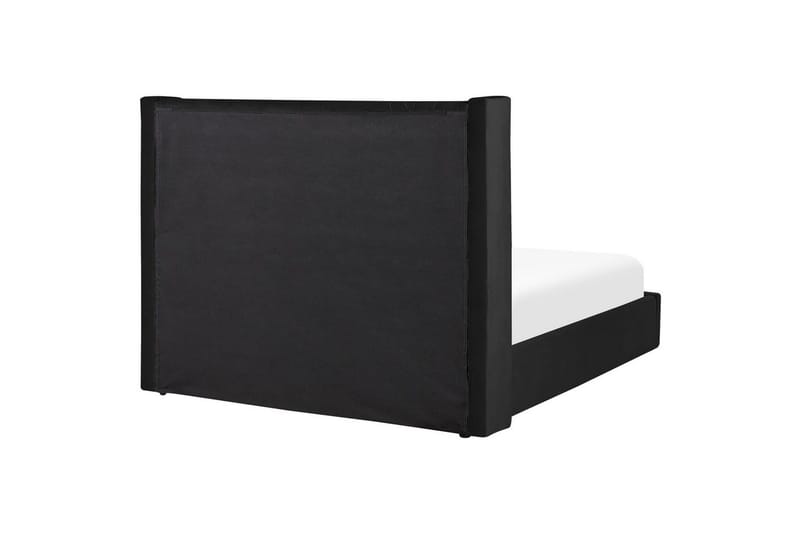 Sängram Säng med förvaring Lubbon Black||Silver 180x200 - Möbler - Sovrum - Sängram & sängstomme