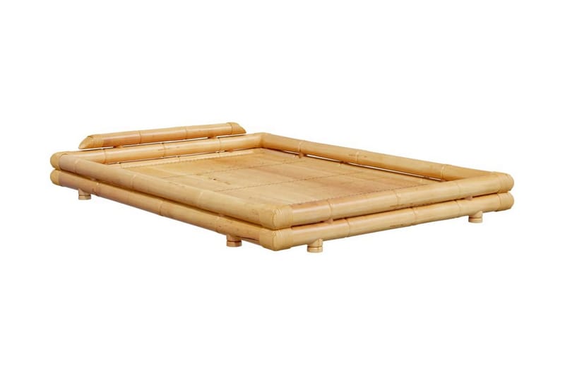 Sängram bambu 140x200 cm - Brun - Möbler - Sovrum - Sängram & sängstomme