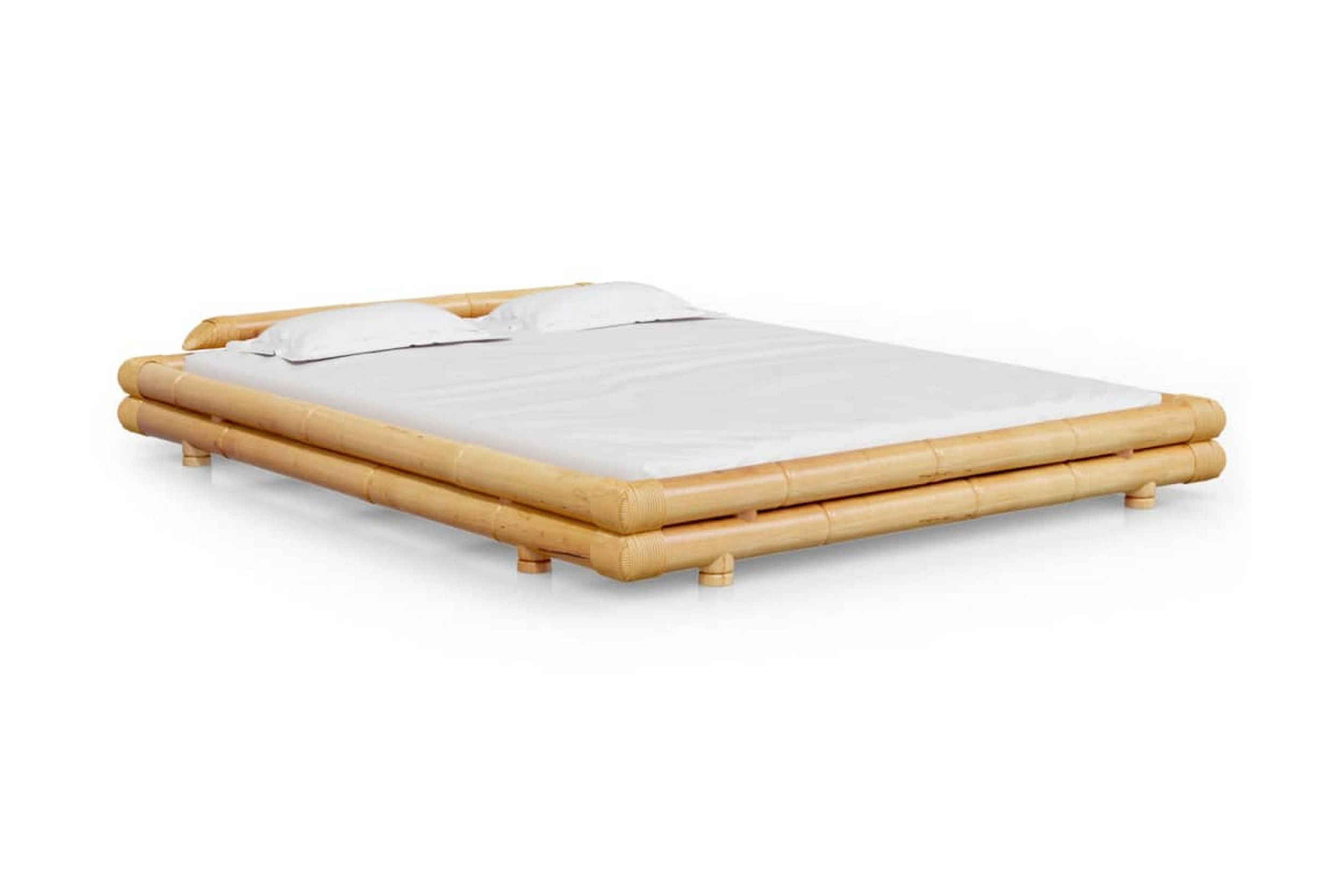 Be Basic Sängram bambu 160×200 cm – Brun