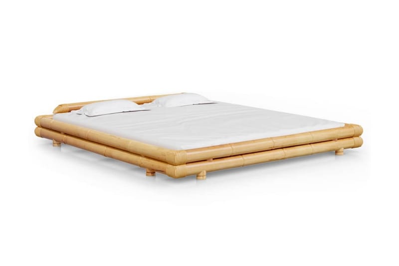 Sängram bambu 180x200 cm - Brun - Möbler - Sovrum - Sängram & sängstomme