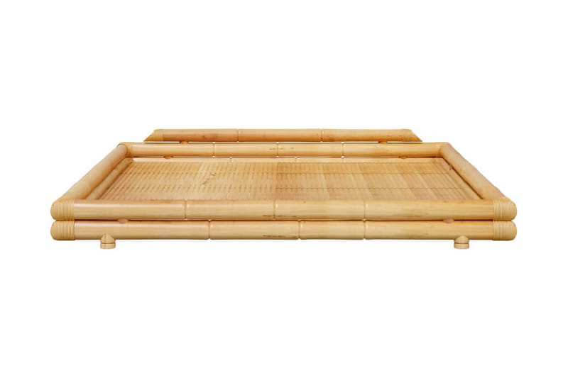 Sängram bambu 200x200 cm - Brun - Möbler - Sovrum - Sängram & sängstomme