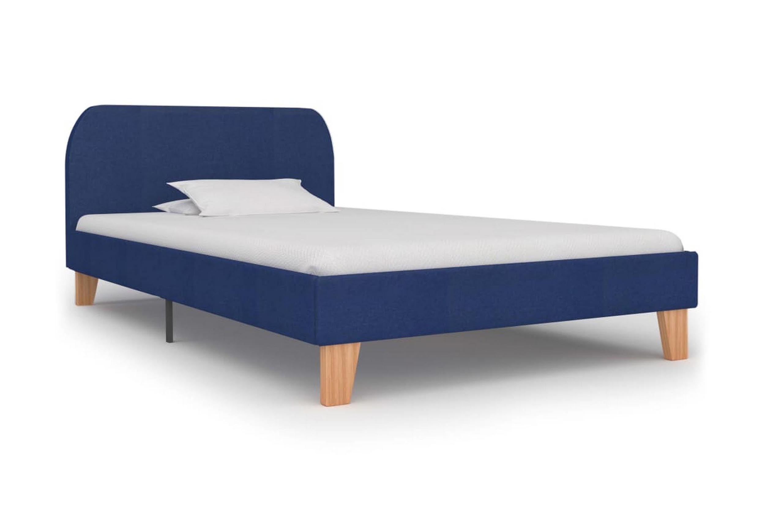 Be Basic Sängram blå tyg 90×200 cm – Blå