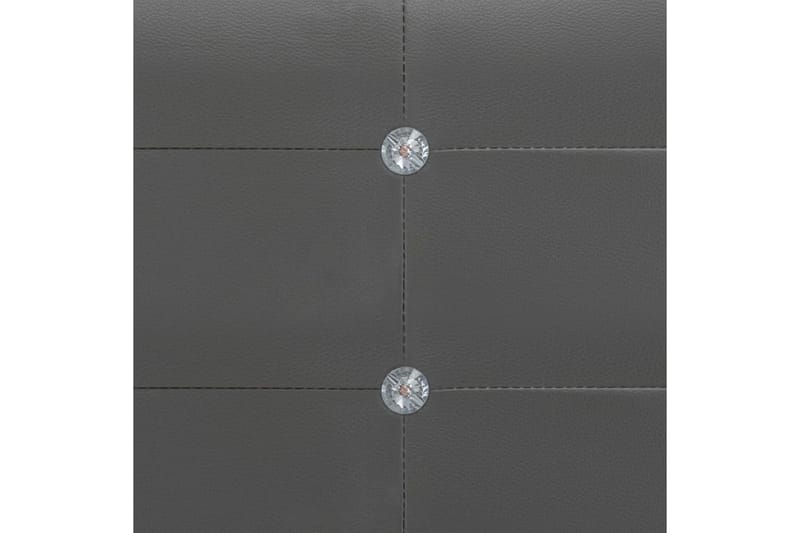 Sängram grå konstläder 180x200 cm - Grå - Möbler - Sovrum - Sängram & sängstomme