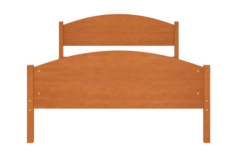 Sängram honungsbrun massiv furu 120x200 cm - Honung - Möbler - Sovrum - Sängram & sängstomme