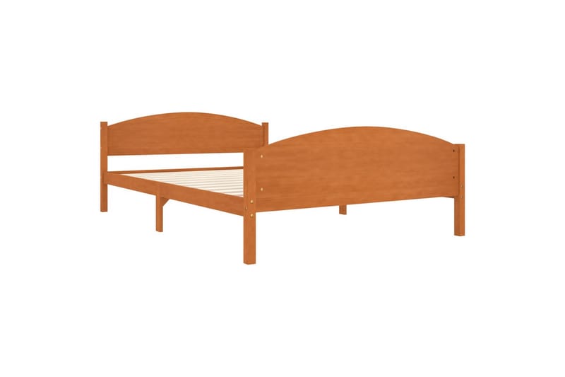Sängram honungsbrun massiv furu 140x200 cm - Honung - Möbler - Sovrum - Sängram & sängstomme