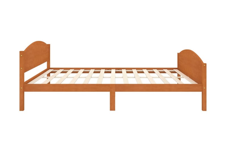 Sängram honungsbrun massiv furu 140x200 cm - Honung - Möbler - Sovrum - Sängram & sängstomme