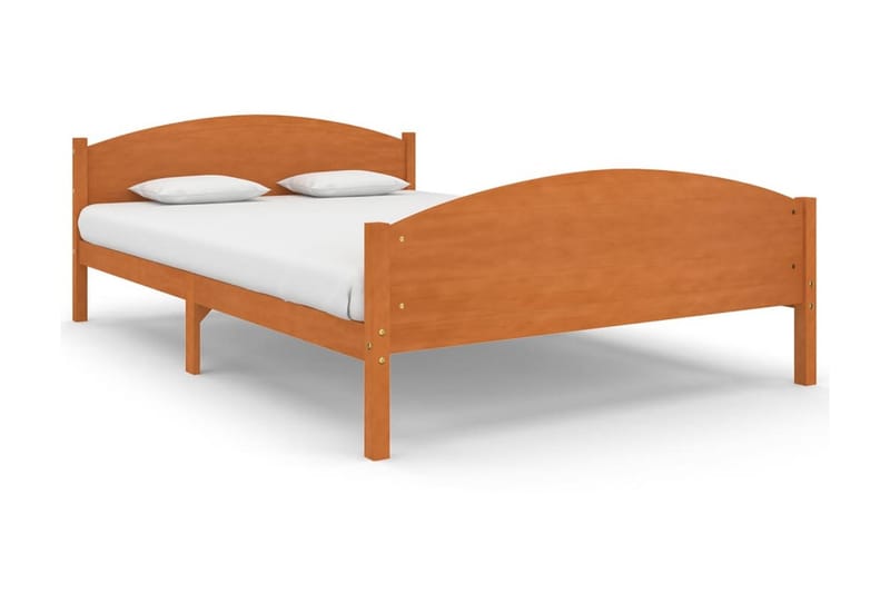 Sängram honungsbrun massiv furu 140x200 cm - Honung - Möbler - Sovrum - Sängram & sängstomme