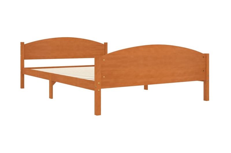 Sängram honungsbrun massiv furu 160x200 cm - Honung - Möbler - Sovrum - Sängram & sängstomme