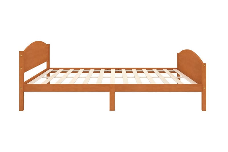 Sängram honungsbrun massiv furu 160x200 cm - Honung - Möbler - Sovrum - Sängram & sängstomme