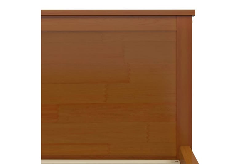 Sängram honungsbrun massiv furu 180x200 cm - Honungsbrun - Möbler - Sovrum - Sängram & sängstomme