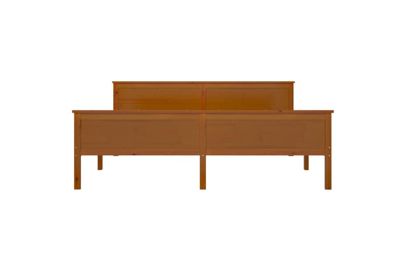 Sängram honungsbrun massiv furu 180x200 cm - Honungsbrun - Möbler - Sovrum - Sängram & sängstomme