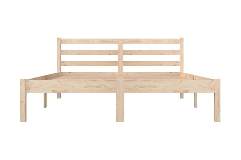 Sängram massiv furu 120x190 cm 4FT - Brun - Möbler - Sovrum - Sängram & sängstomme