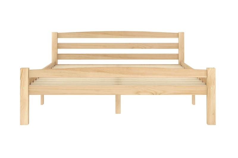 Sängram massiv furu 120x200 cm - Brun - Möbler - Sovrum - Sängram & sängstomme