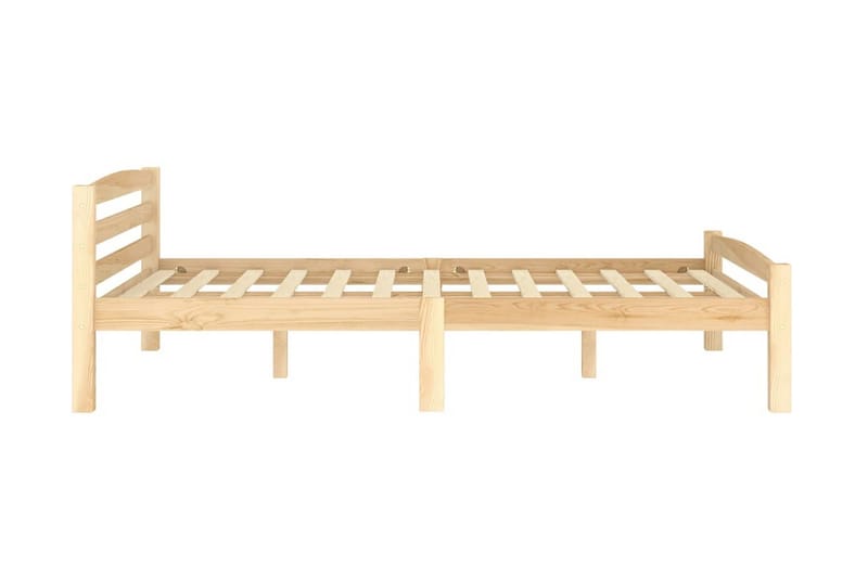 Sängram massiv furu 120x200 cm - Brun - Möbler - Sovrum - Sängram & sängstomme