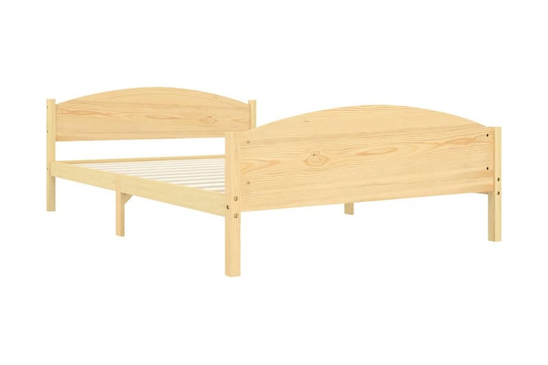 Sängram massiv furu 140x200 cm - Brun - Möbler - Sovrum - Sängram & sängstomme