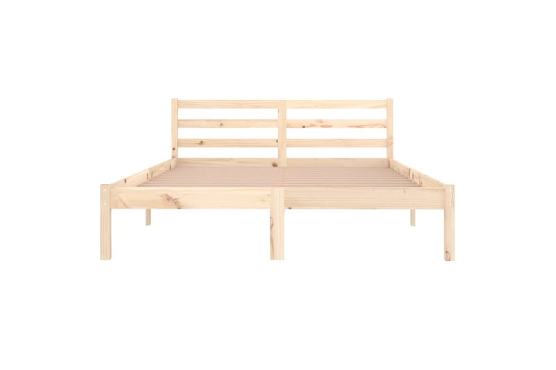 Sängram massiv furu 140x200 cm - Brun - Möbler - Sovrum - Sängram & sängstomme