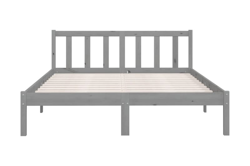 Sängram massiv furu 150x200 cm UK grå - Grå - Möbler - Sovrum - Sängram & sängstomme