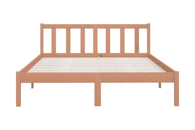 Sängram massiv furu 150x200 cm UK honungbrun - Honung - Möbler - Sovrum - Sängram & sängstomme