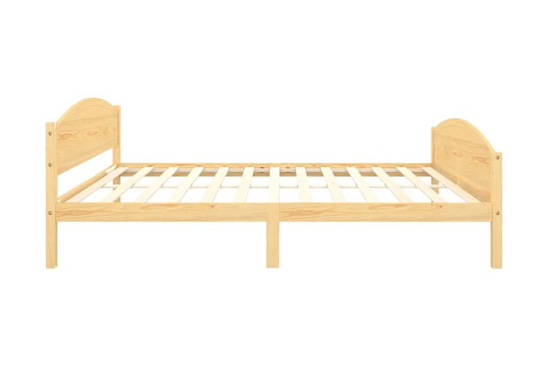 Sängram massiv furu 160x200 cm - Brun - Möbler - Sovrum - Sängram & sängstomme