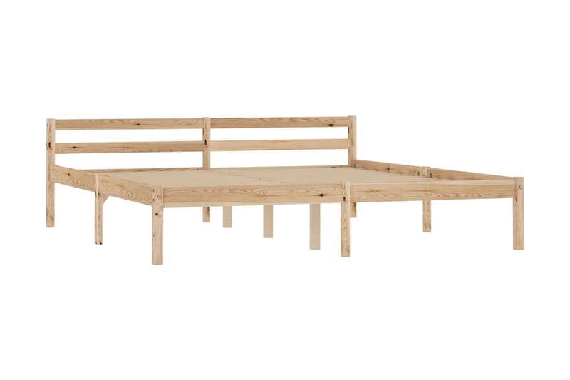 Sängram massiv furu 180x200 cm - Brun - Möbler - Sovrum - Sängram & sängstomme