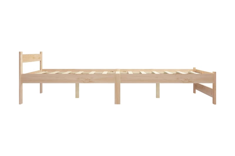 Sängram massiv furu 180x200 cm - Brun - Möbler - Sovrum - Sängram & sängstomme