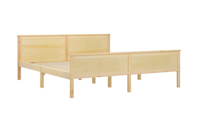 Sängram massiv furu 180x200 cm - Brun - Möbler - Sovrum - Sängram & sängstomme