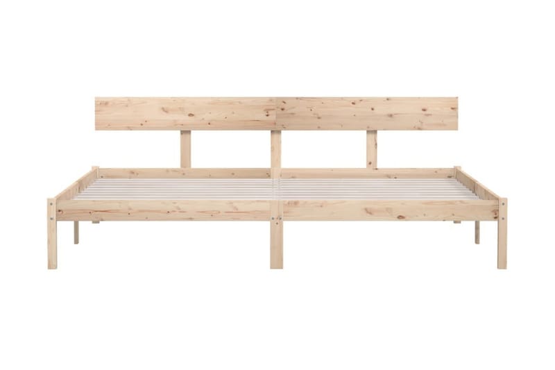 Sängram massiv furu 180x200 cm - Brun - Möbler - Sovrum - Sängram & sängstomme