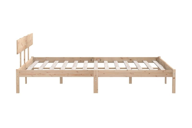 Sängram massiv furu 180x200 cm - Brun - Möbler - Sovrum - Sängram & sängstomme