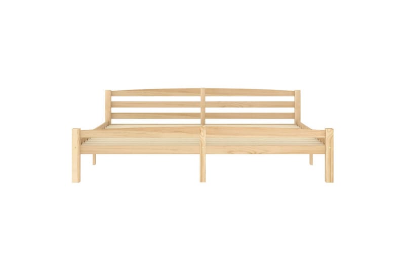 Sängram massiv furu 200x200 cm - Brun - Möbler - Sovrum - Sängram & sängstomme