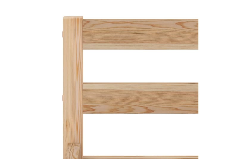 Sängram massiv furu 90x200 cm - Brun - Möbler - Sovrum - Sängram & sängstomme