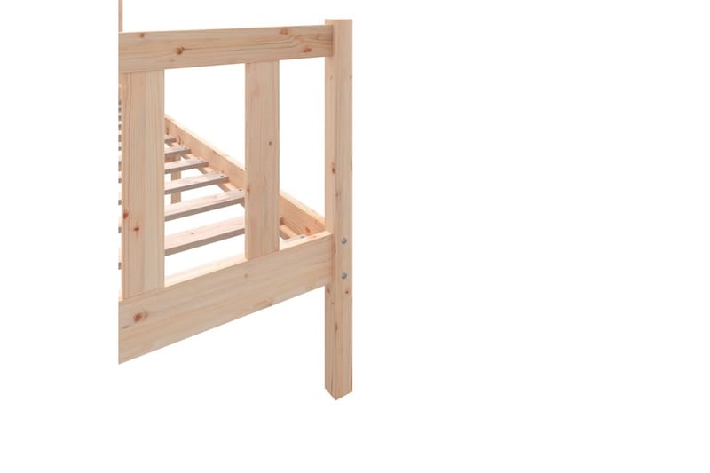 Sängram massivt furu 100x200 cm enkelsäng - Brun - Möbler - Sovrum - Sängram & sängstomme