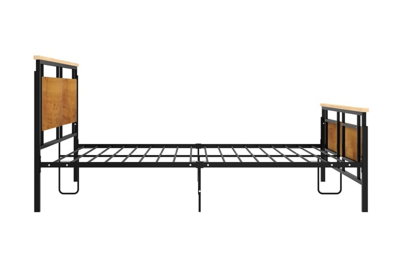 Sängram metall 180x200 cm - Svart - Sängram & sängstomme