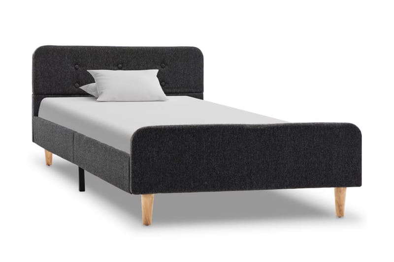 Sängram mörkgrå säckväv 90x200 cm - Grå - Möbler - Sovrum - Sängram & sängstomme