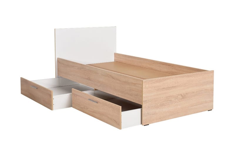 Sängram Natur/Vit - Natur/Vit - Möbler - Sovrum - Sängram & sängstomme