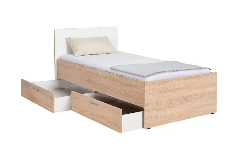 Sängram Natur/Vit - Natur/Vit - Möbler - Sovrum - Sängram & sängstomme