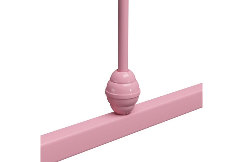 Sängram rosa metall 120x200 cm - Rosa - Möbler - Sovrum - Sängram & sängstomme