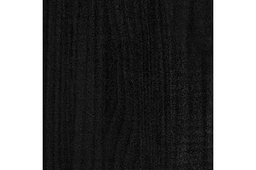 Sängram svart massiv furu 75x190 cm - Svart - Möbler - Sovrum - Sängram & sängstomme