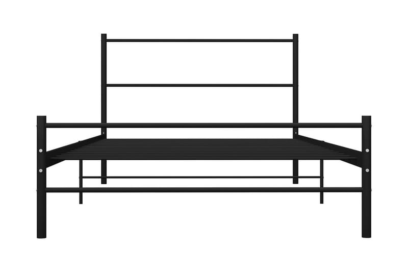 Sängram svart metall 100x200 cm - Svart - Möbler - Sovrum - Sängram & sängstomme