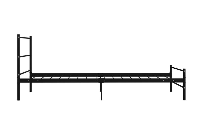 Sängram svart metall 100x200 cm - Svart - Möbler - Sovrum - Sängram & sängstomme