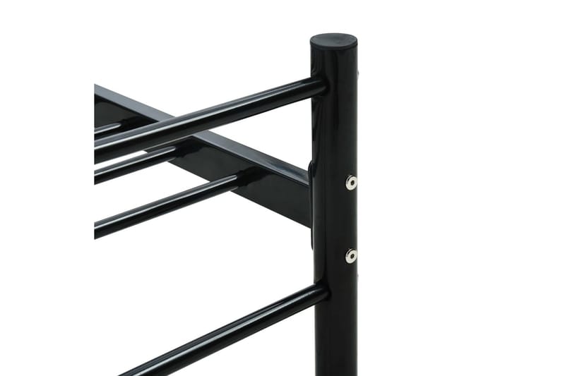 Sängram svart metall 100x200 cm - Svart - Möbler - Sovrum - Sängram & sängstomme