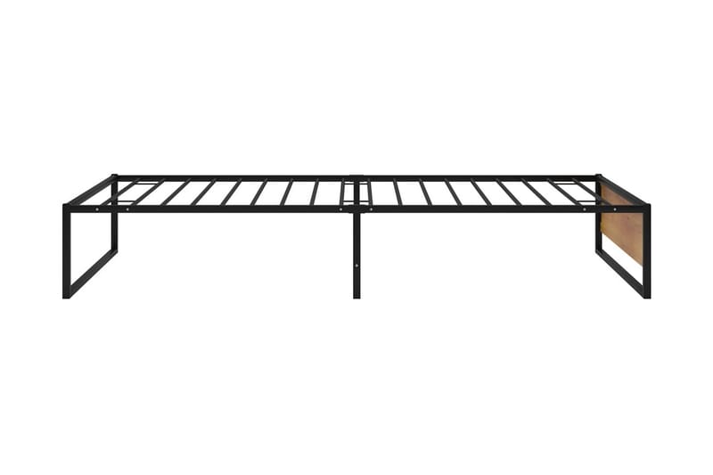 Sängram svart metall 100x200 cm - Svart - Möbler - Sovrum - Sängram & sängstomme
