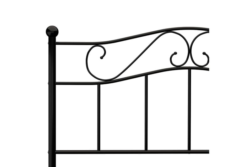 Sängram svart metall 120x200 cm - Svart - Möbler - Sovrum - Sängram & sängstomme