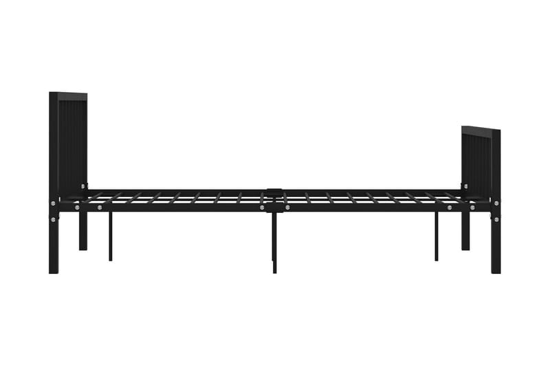 Sängram svart metall 120x200 cm - Svart - Möbler - Sovrum - Sängram & sängstomme