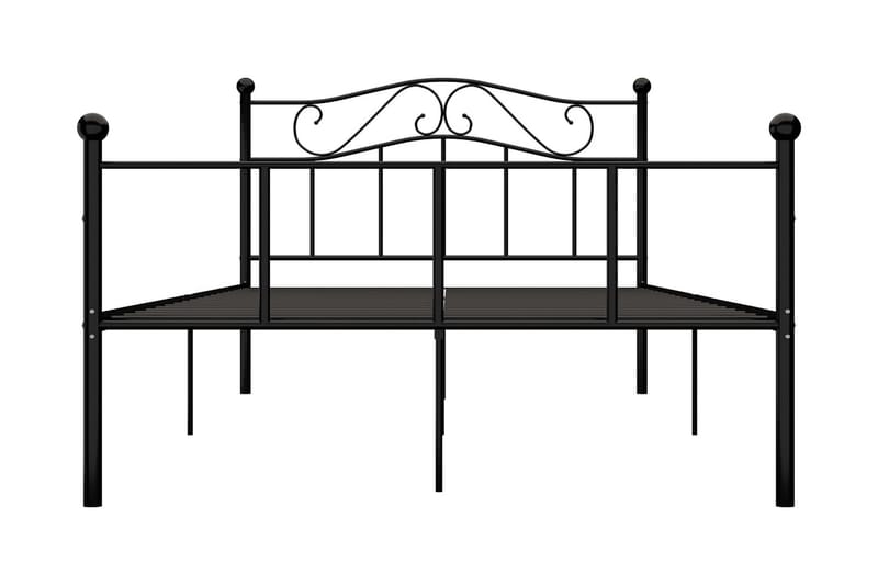 Sängram svart metall 120x200 cm - Svart - Möbler - Sovrum - Sängram & sängstomme